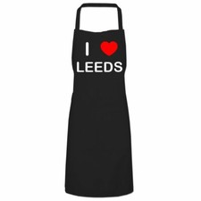Leeds I Love Kitchen Apron Bib