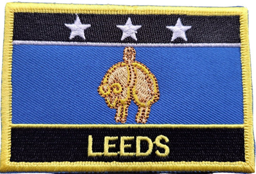 Leeds embroidered patch - leeds,