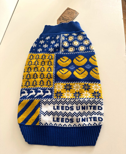 Leeds united christmas knitted - united,