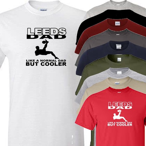 Leeds shirt dad kick design - t,