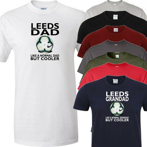 Leeds shirt dad grandad - t,